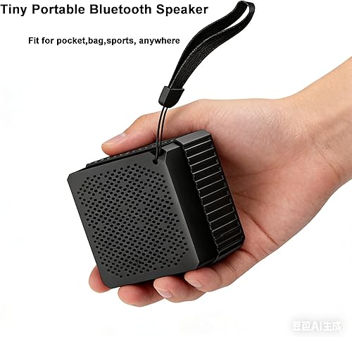 Miniatura 3 de Altavoces Bluetooth portátiles, IPX6 impermeable inalámbrico para exteriores pequeño altavoz con 24 horas de reproducción, graves estéreo HD, Negro