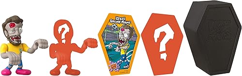 Bandai Namco - World of Zombies - Figura de 2.5 pulgadas (2.5 pulgadas) - Jugador de fútbol Zrazil y figura secreta