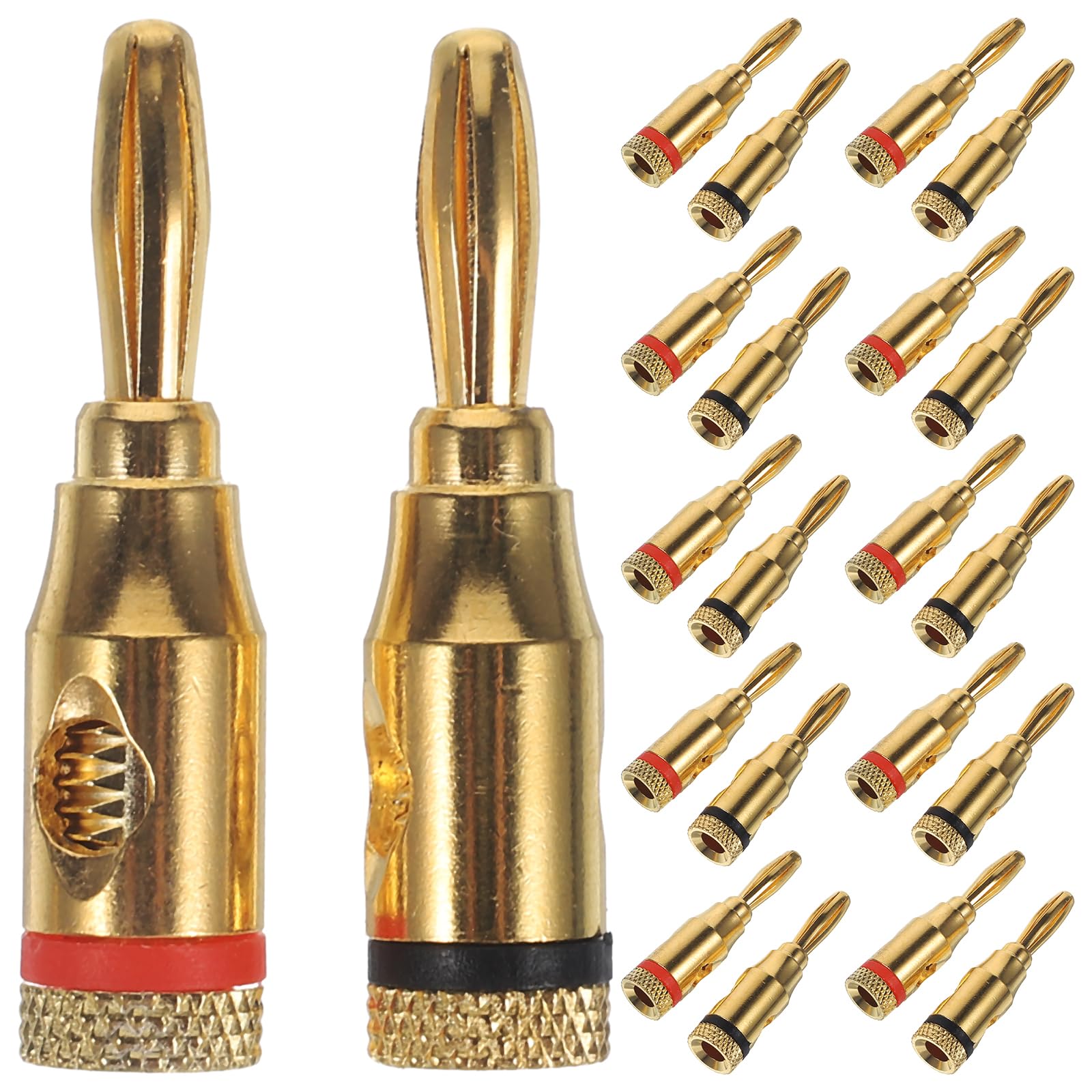 Enchuf Banana De 4 Piezas, Cable De Cobre Chapado En