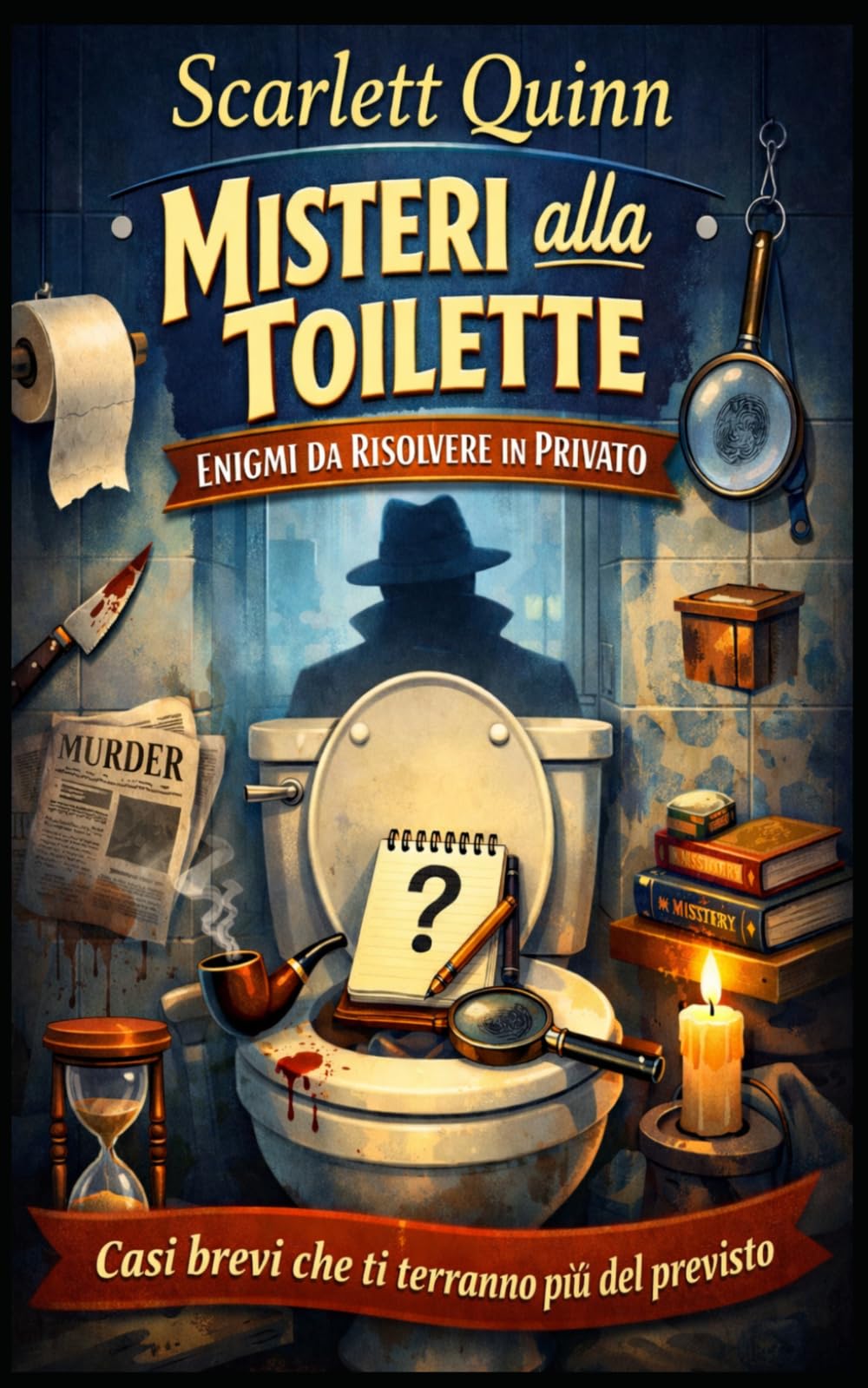 MISTERI ALLA TOILETTE Enigmi da risolvere in Privato Casi brevi che ti terranno piu del previsto SCARLETT QUINN