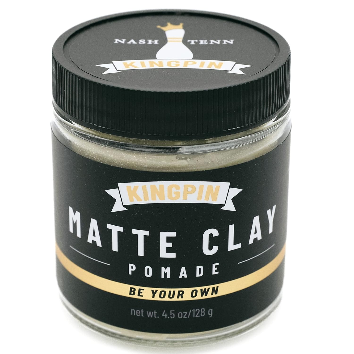 Matte Clay Hair Wax for Men – Flexible Hold & Natural Finish – Non-Flaking, Hydrating Styling Clay for All Hair Types – 2.5oz travel size