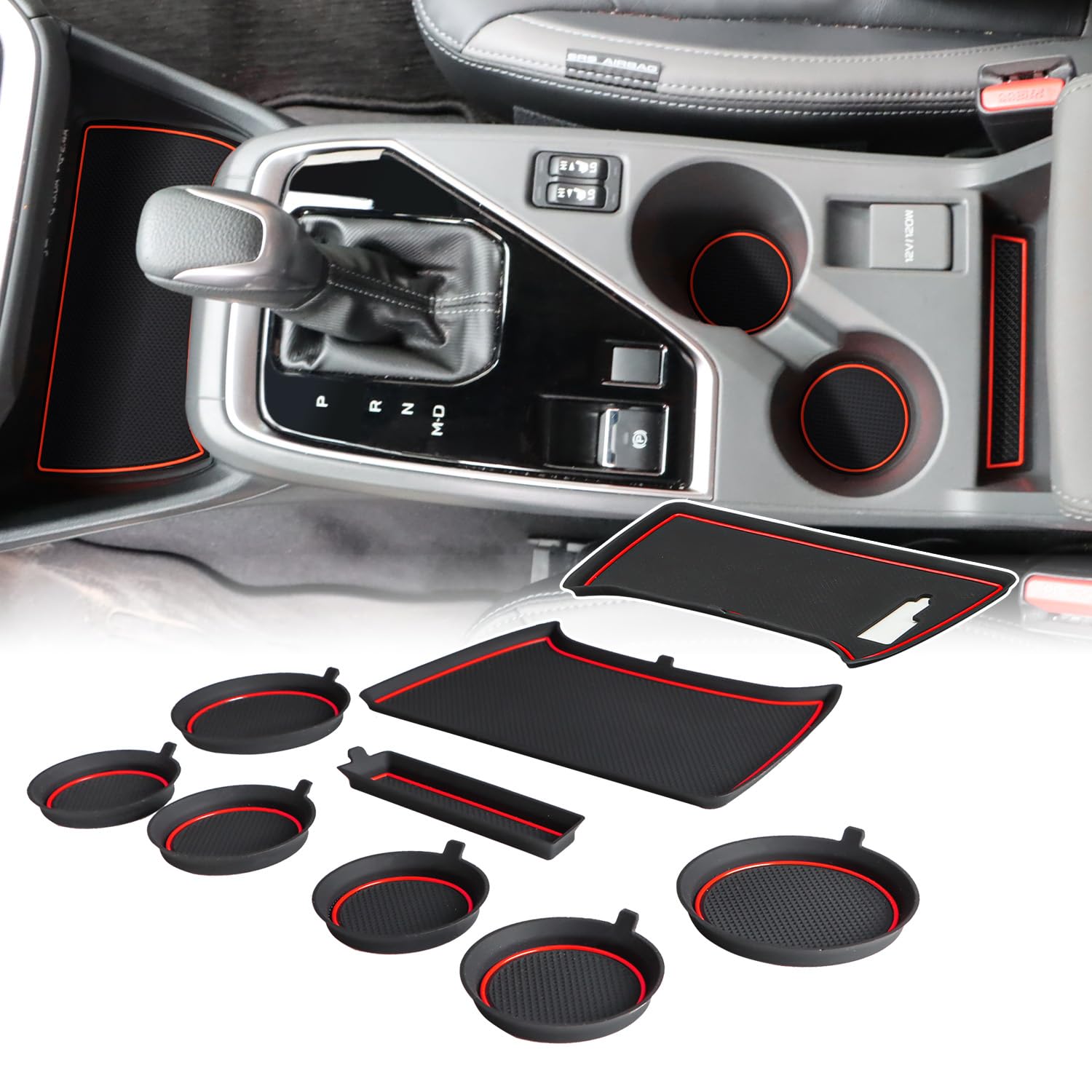 Amazon.com: Auovo Cup Holder Inserts Liners Compatible with Subaru