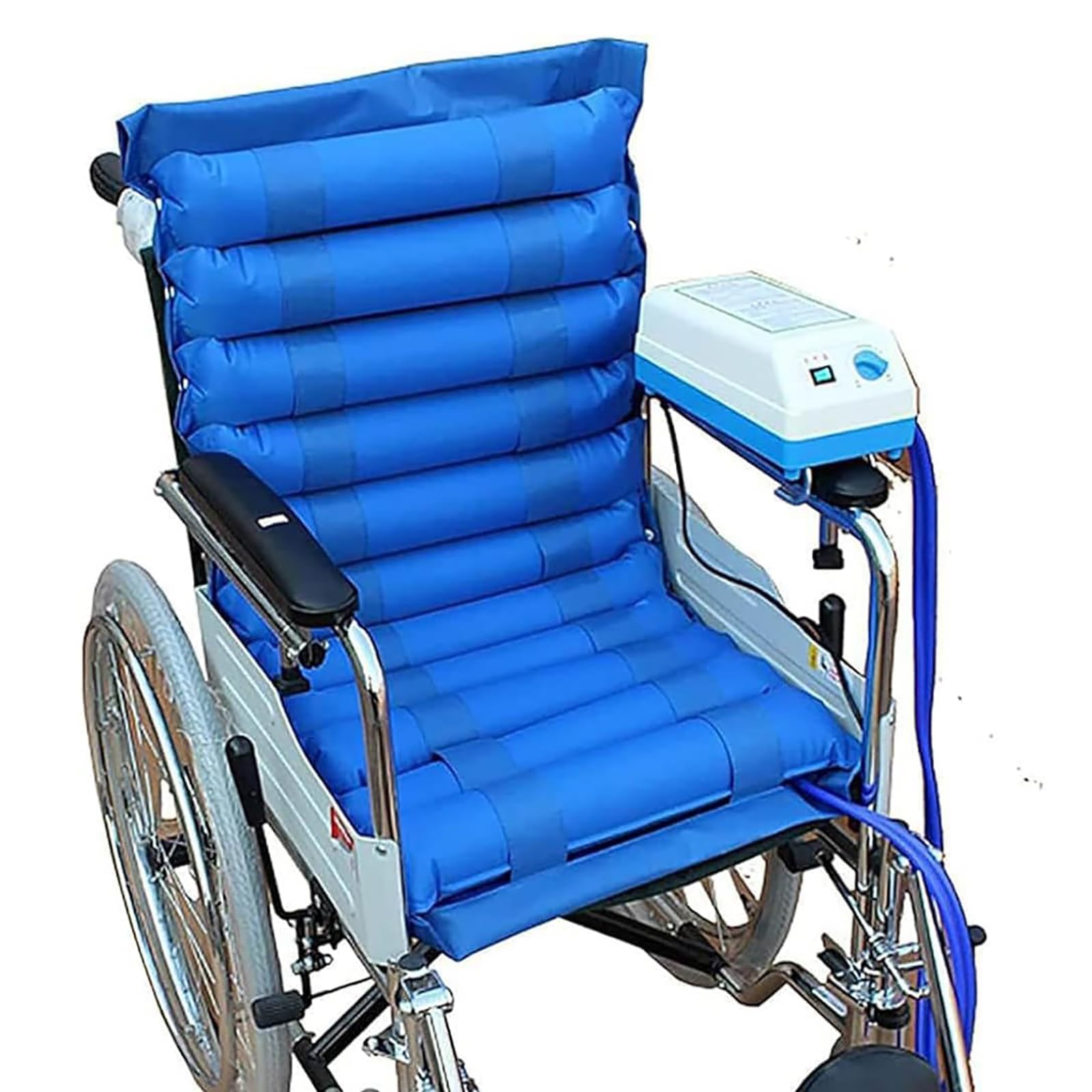 Colchón De Aire De Presión Alterna, Cojín Inflable para Silla De Ruedas | Cojín De Presión para Úlceras por Presión con Bomba Eléctrica, para El Tratamiento De Úlceras por Presión Y Llagas