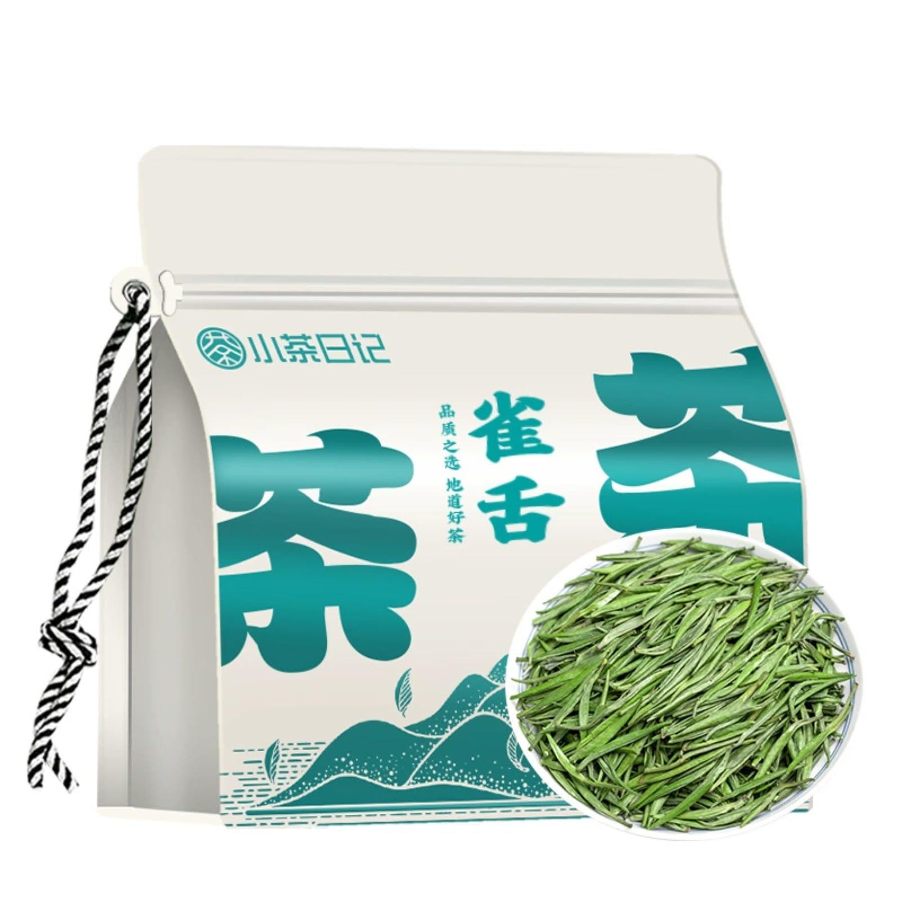 Tè Verde A Foglia Sciolta Premium "Queshe" 250g / 8,82oz Tè Di Alta Montagna, Tè Cinese, Raccolto in Pre-Chingming