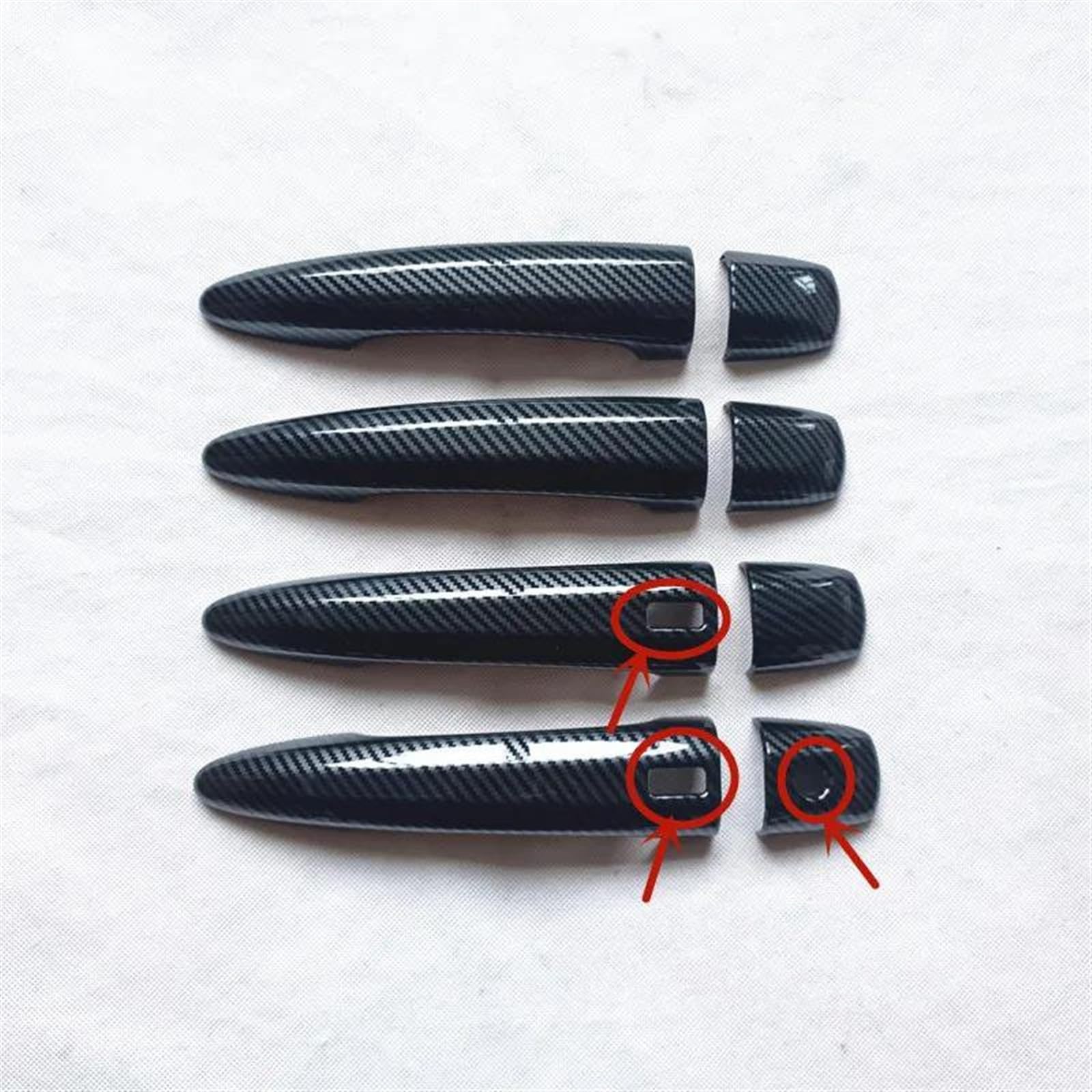NOHEEU Car Exterior Door Handle Trim Cover Parts for Nissan for Sentra for Sylphy B18 2020-2023(Style 4)