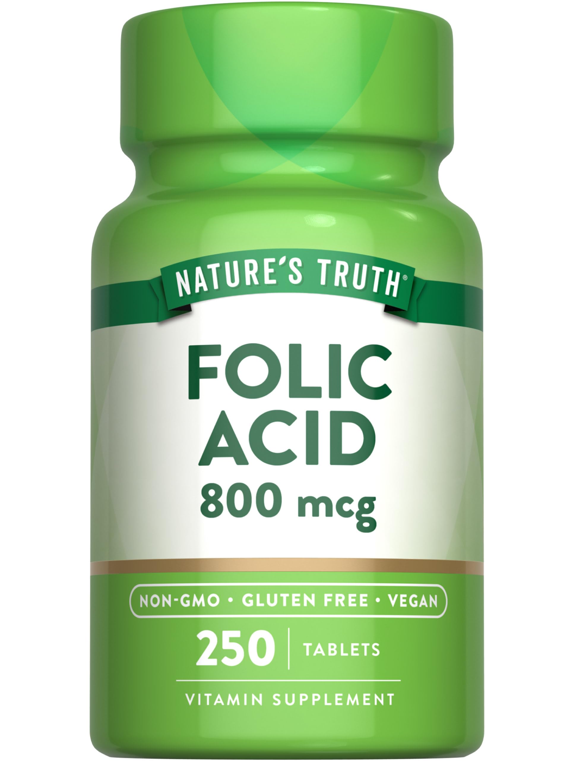 Folic Acid 800 mcg Tablets - 250 Tablets