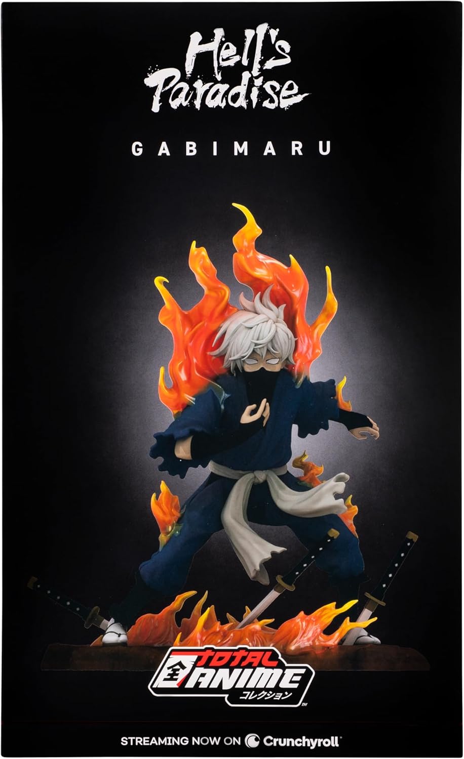 Total Anime Gabimaru - 9-Inch Collector Statue with Environmental Base and Premium PVC