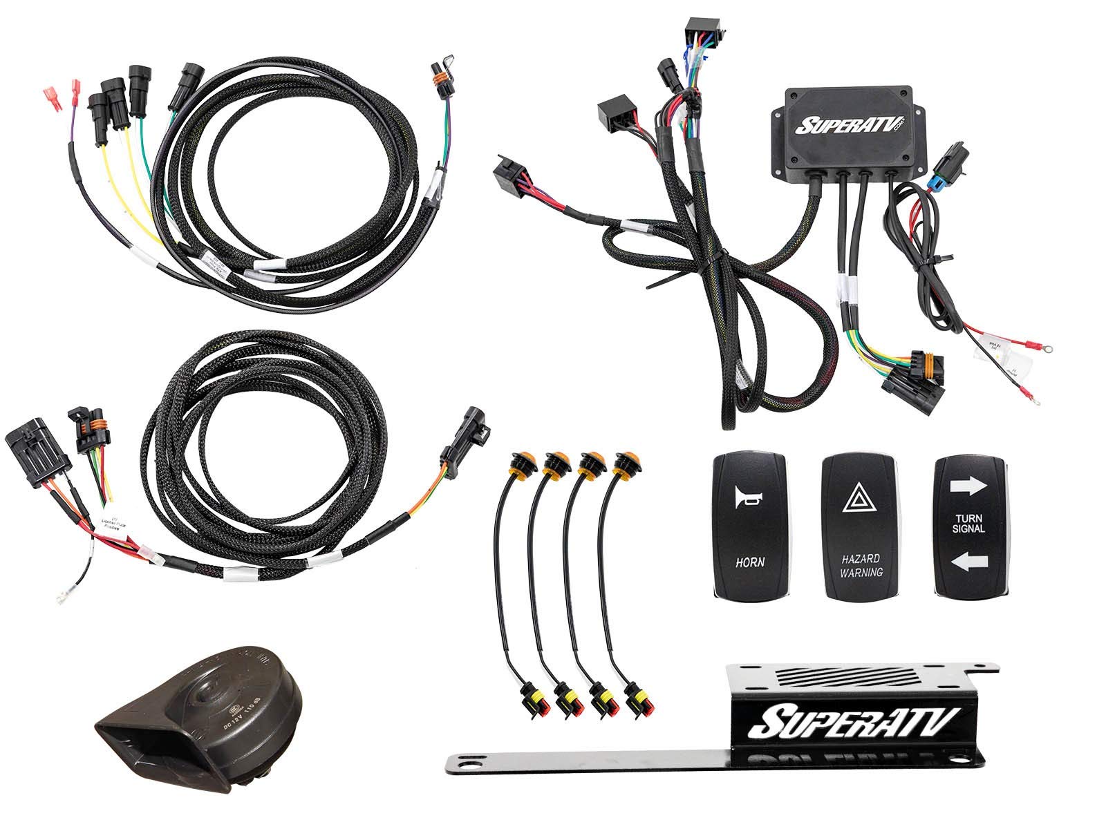 Buy SuperATV Deluxe Plug and Play Turn Signal Kit for 2019+ Polaris RZR