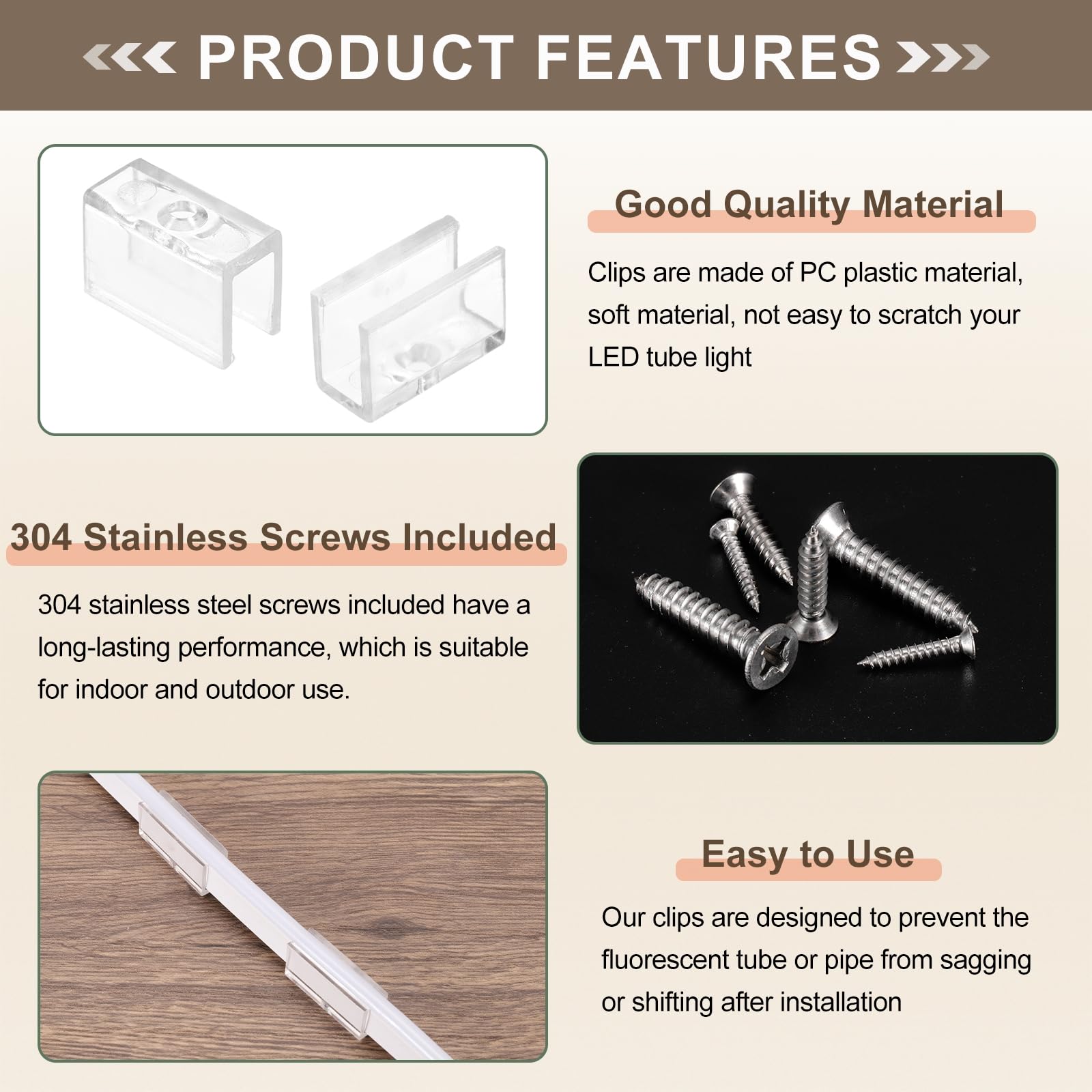PATIKIL LED Strip Light Clips - Image 3