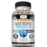 Kaya Naturals - Nootropic Brain Booster - for Memory & Focus - Brain Support Supplement - Focus & Concentration & Learning Accuracy - Cognitive Function - 60 Count