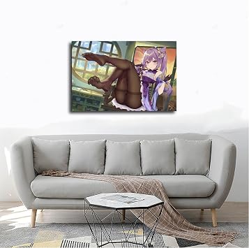 AI Japanese Anime, Sexy Girls, Cute Girls 49 Canvas Poster Wall Art Decor Print Picture Paintings for Living Room Bedroom Decoration Unframe: 12x18inch(30x45cm)