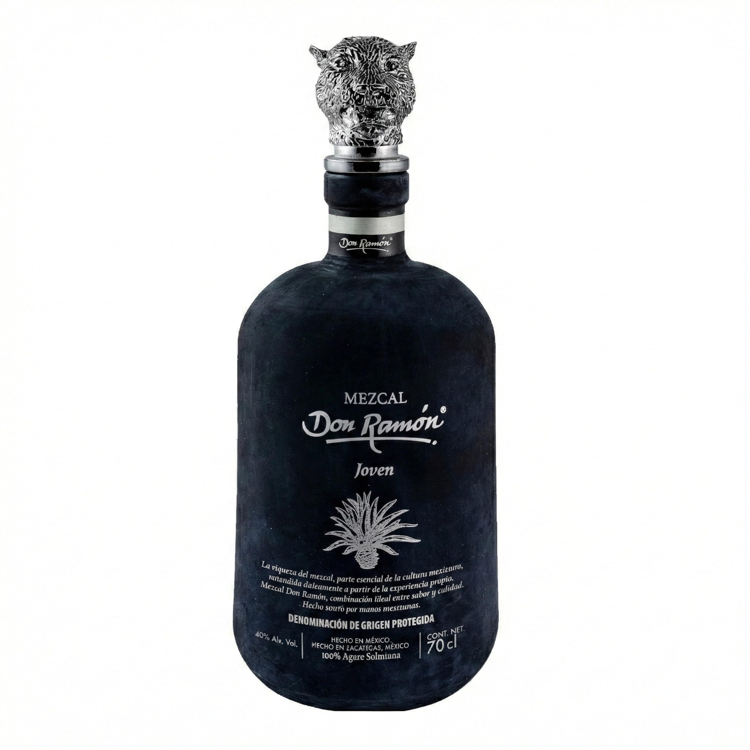 Don Ramón Mezcal Joven Salmiana 70 cl | Mezcal Artesanal Mexicano, 100% Agave Salmiana, con Notas Cítricas y Frescor Ideal para Cócteles