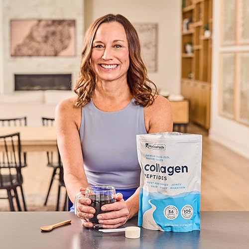 Miniatura 31 de NativePath Péptidos de colágeno - Polvo de colágeno hidrolizado tipo 1 y 3 para piel, cabello y uñas, 8.8 onzas (25 porciones)