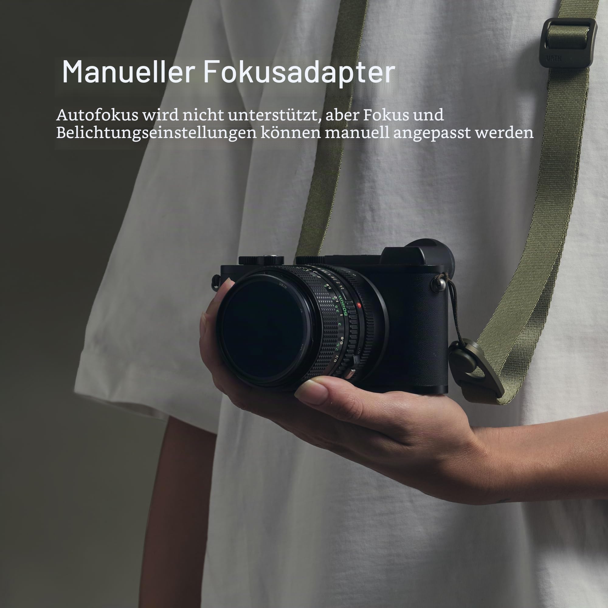 Urth Manueller Objektivadapter: Kompatibel mit M42 Objektiv und Micro Four Thirds (M4/3) Kameragehäuse