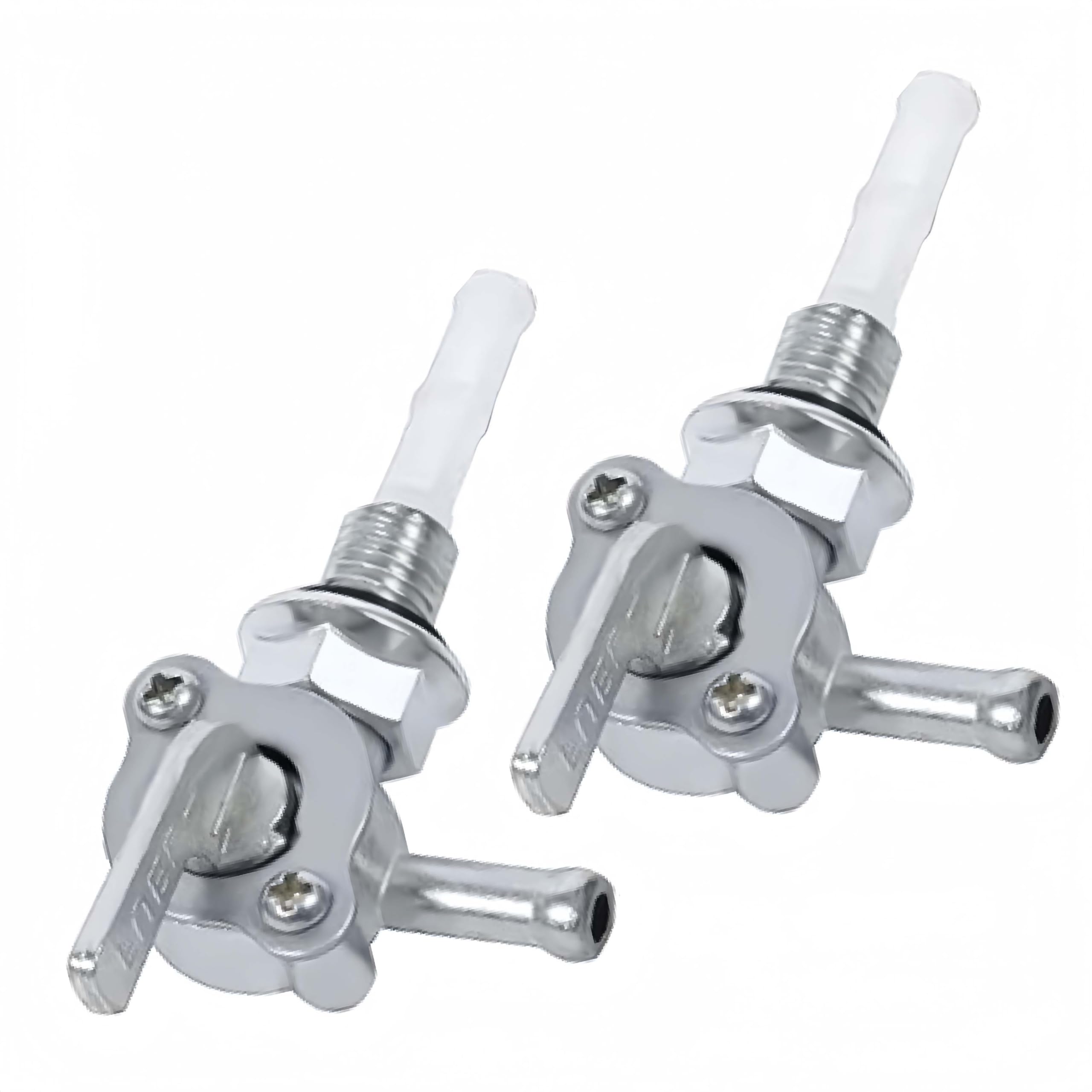 BEELUKY Benzinhahn Set 4 Stück - M10 Kraftstoffhahn Für Motorräder & Generatoren