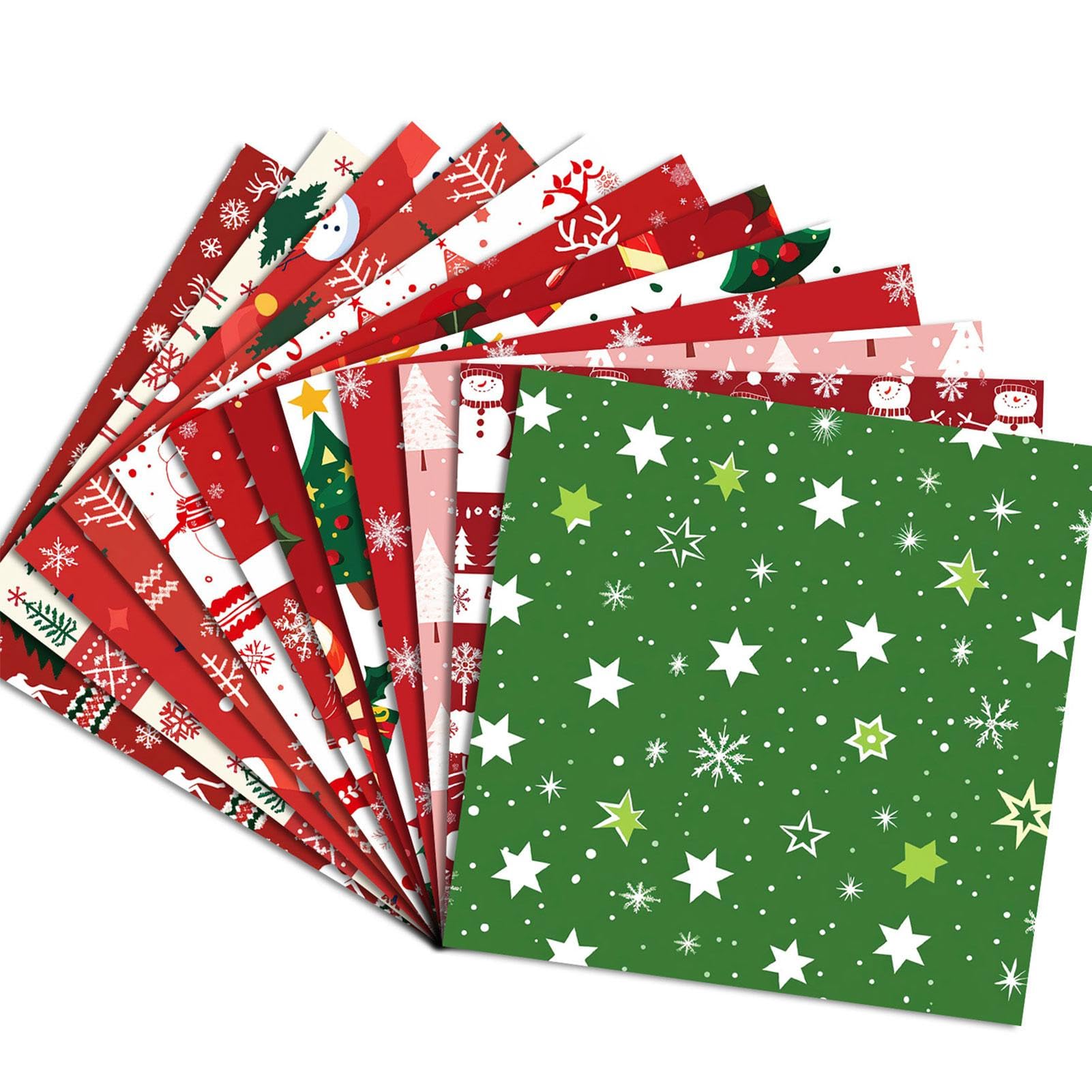 12インチペーパー132枚+ステッカー等 スクラップブッキング クリスマス