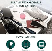 Vista 67 de Babelio Máquina de sonido de ruido blanco para adultos, niños y bebés, mini, 15 sonidos sin bucle, temporizador, función de memoria, fácil