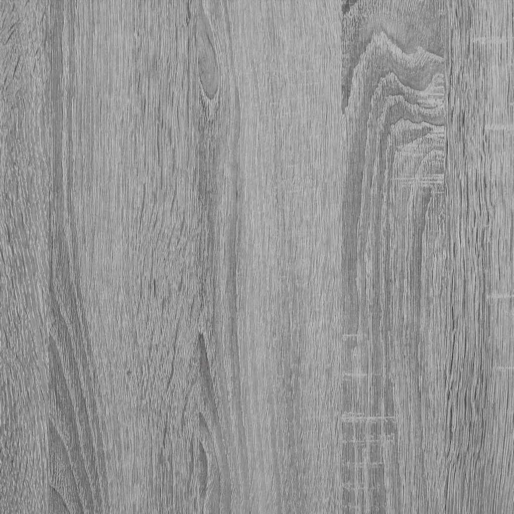 Stolik kawowy Sonoma szary, 90 x 44,5 x 45 cm, materiał drewnopochodny, z regulacją wysokości, z miejscem do przechowywania, trwały, nowoczesny mebel do salonu, nadaje się jako stolik do sofy