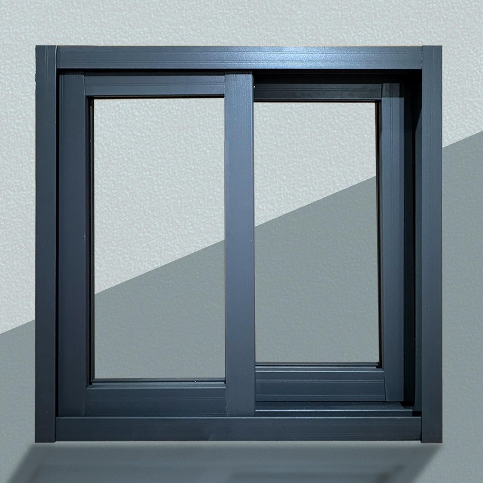 THNSAWX Aluminum Alloy Sliding Window, Basement Glass Window, Horizontal Slider Venting Windows, Mobile Home Shed Windows, Customizable, for House, Bathroom(W120xH80cm/W47.2xH31.5in)