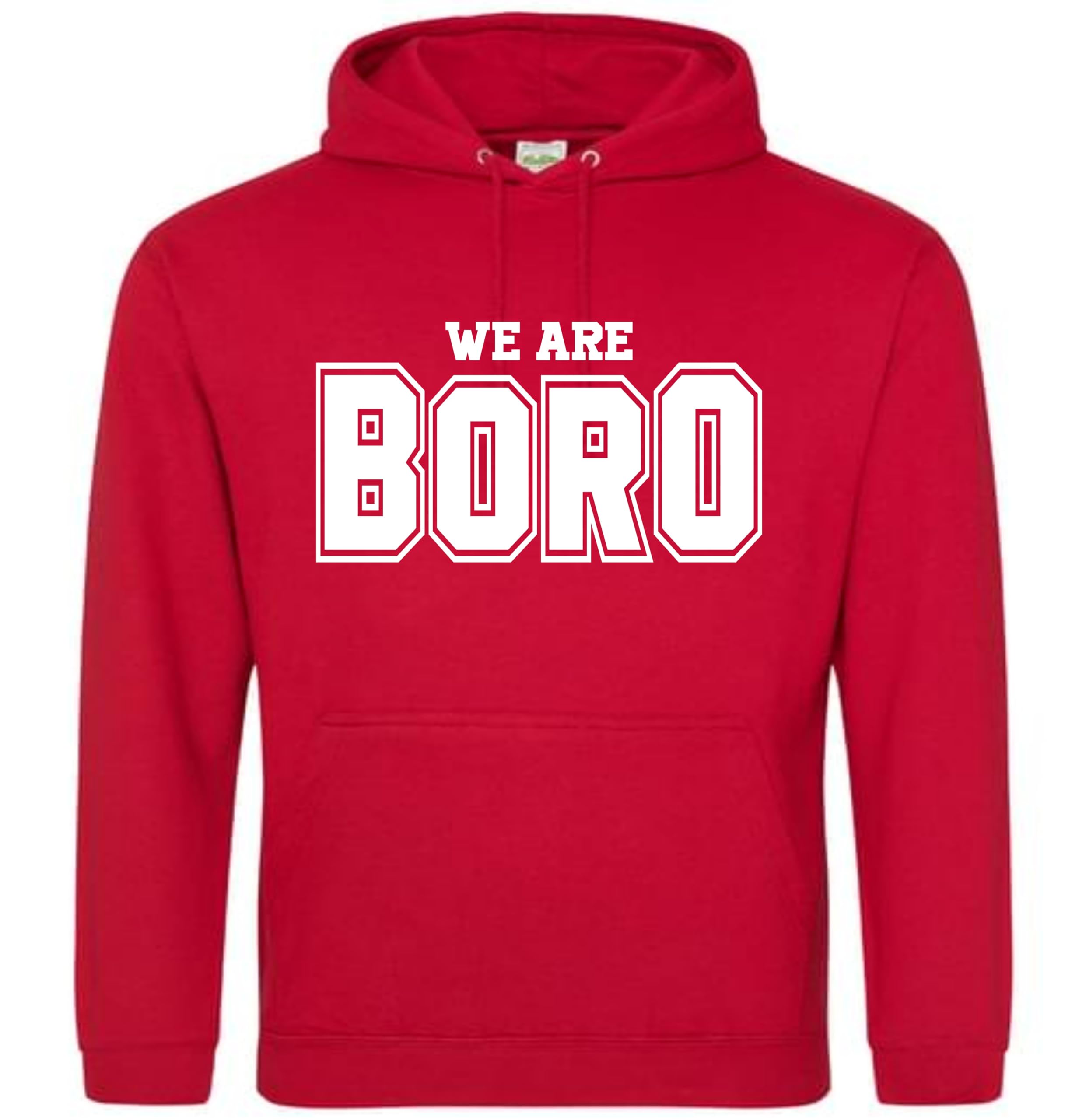 All About The Print we are boro Hoodie jumper football gift premium clothing middlesbrough White