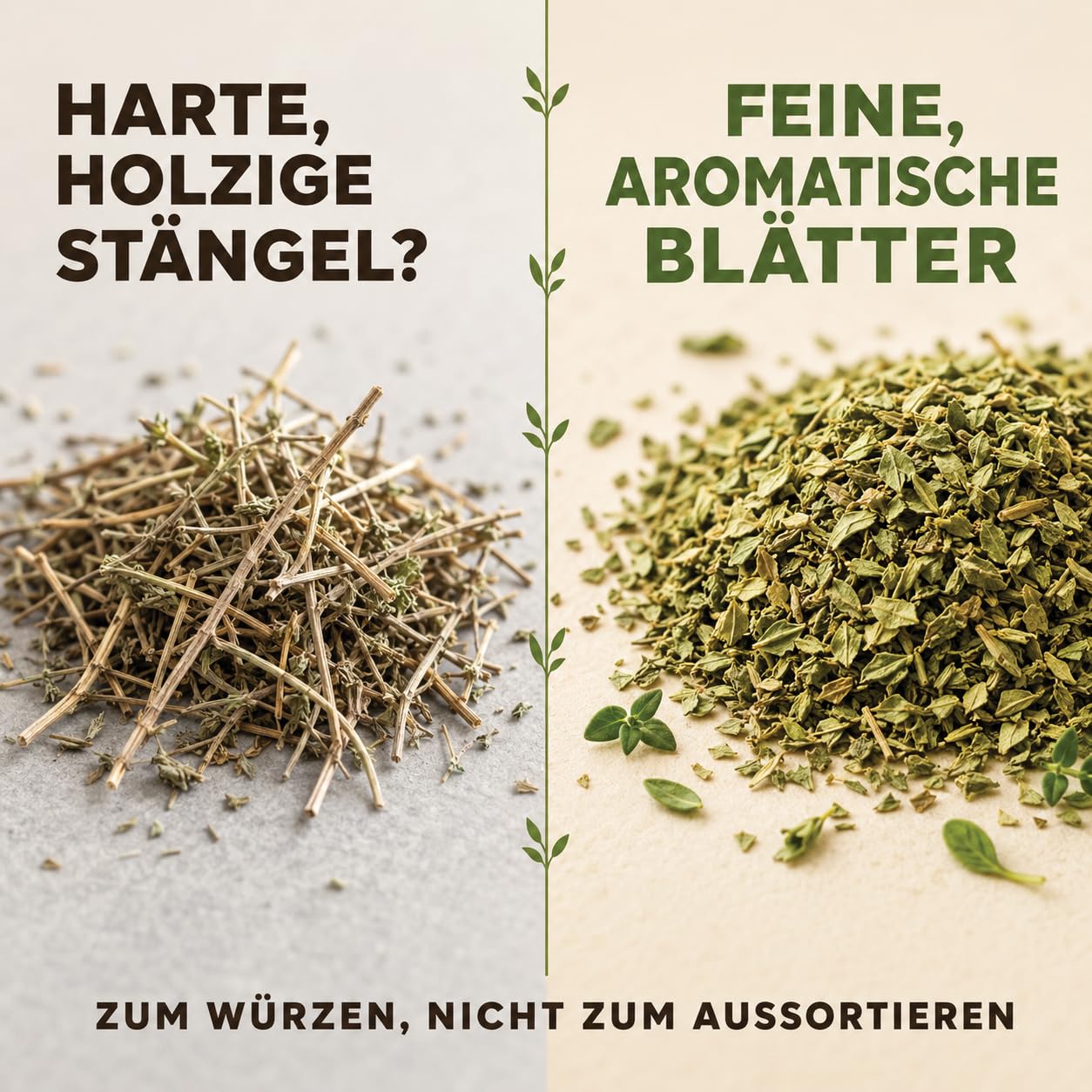 GiDeli Thymian Getrocknet 10kg im Eimer- 100% Naturprodukt ohne Zusätze - Schonend Gerebelt mit Intensivem Aroma - Hitzebeständig zum Mitkochen- Ideal für Fleisch, Pizza, Suppen & Mediterrane Gerichte