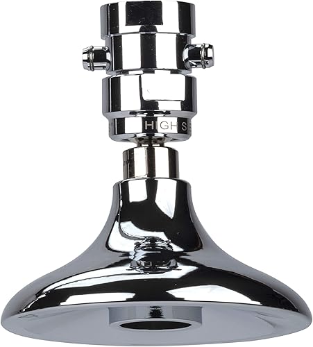 Miniatura 1 de High Sierra Showerheads - Nuevo cabezal de ducha de metal con válvula de goteo "Half Dome". Bellamente diseñado para baños de lujo. Impresionante