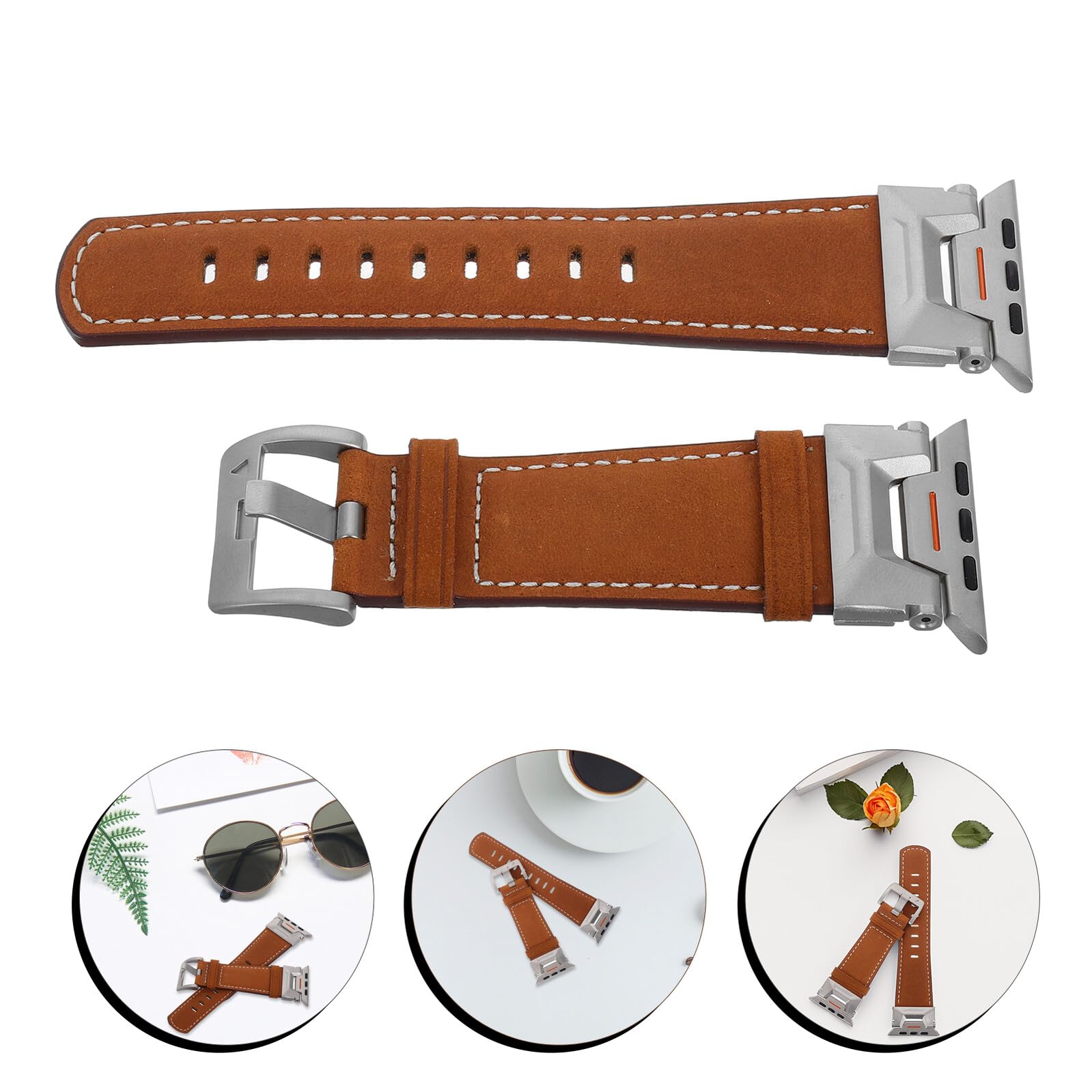GALPADA Cinturini in Pelle per Orologio da Uomo Accessori per Orologi Cinturini Sostituibili Design Elegante Resistente e Comodo Adatto per Sport e Uso Quotidiano