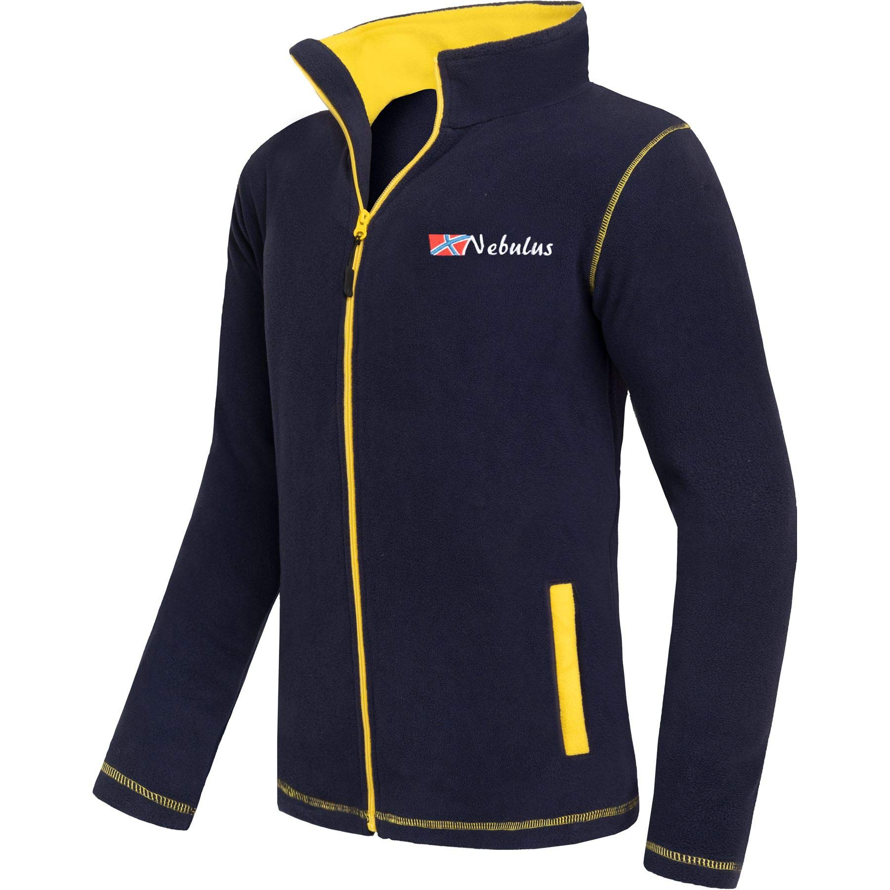 Nebulus BALTIC - Chaqueta de forro polar para hombre, con cremallera larga y cremallera completa