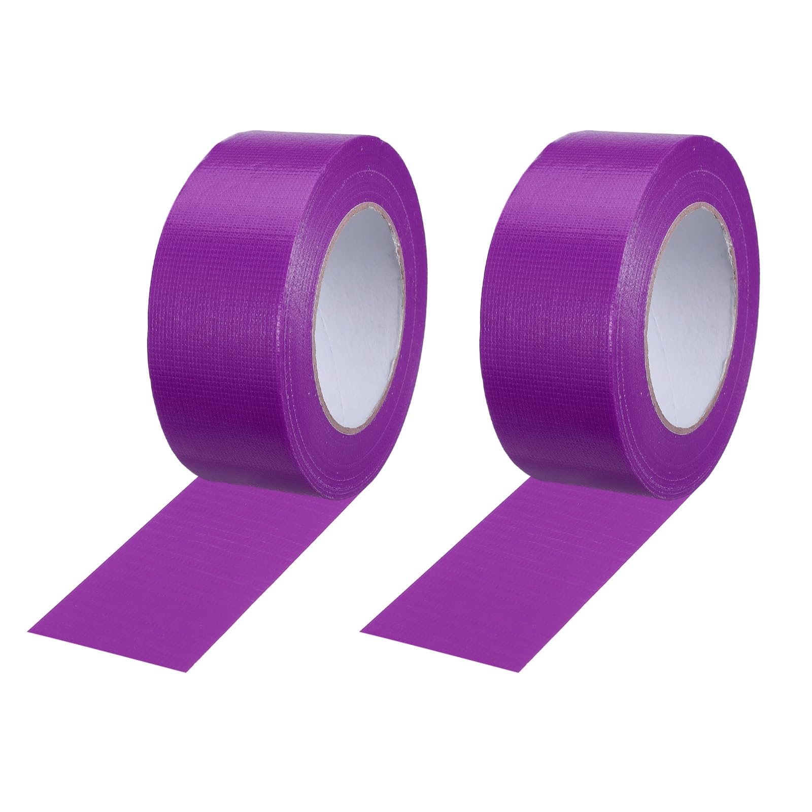 PATIKIL Gaffers Tape 4.8cm x 50 Mètres, 2 Pack Ruban Imperméable pour Marquage De Sol Kit De Lignes De Terrain Mat pour Câbles Photographie Tournage Fond du Sport, Violet