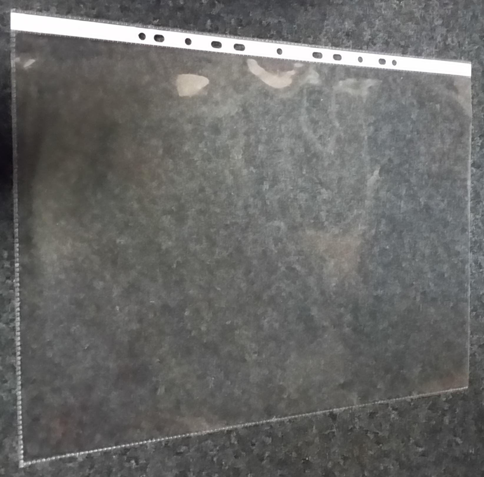 A3 Prospekthüllen stark, 120my glasklar glatt, 100 St. | Dicke 0,12mm, Dokumentenecht, Ohne Aufdruck, Ideal für Pläne im Querformat, Klarsichthülle mit Rand, 100% recycelbar