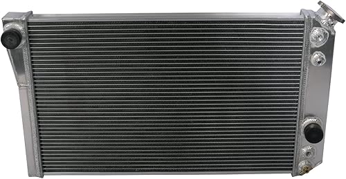 Radiador de aluminio para Chevrolet Corvette 1984-1990 85 86 87 88 bloque pequeño 5.7L V8