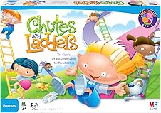 Hasbro Gaming Chutes and Ladders Board Game | 2 to 4 Players | Preschool Classroom Games | Kids Ages 3+ (Amazon Exclusive)
