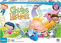 Hasbro Gaming Chutes and Ladders Classic Board Game for Kids Ages 3+ | 2-4 Players, No Reading Required, Counting Fun