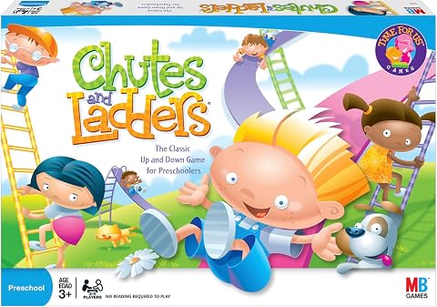 Hasbro Chutes and Ladders product and packaging