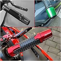Vista 2 de Motocicleta para Yamaha Xmax 300 Xmax 400 Xmax 250 Xmax 125 All Year Xmax CNC Motorcycle 7/8" 22MM Agarres Manillar Bar Tapa Tapones Extremo del Rojo