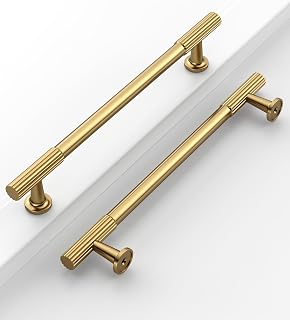 Champagne Bronze Cabinet Handles Kitchen Pulls 6.25 Inch 10 Pack
