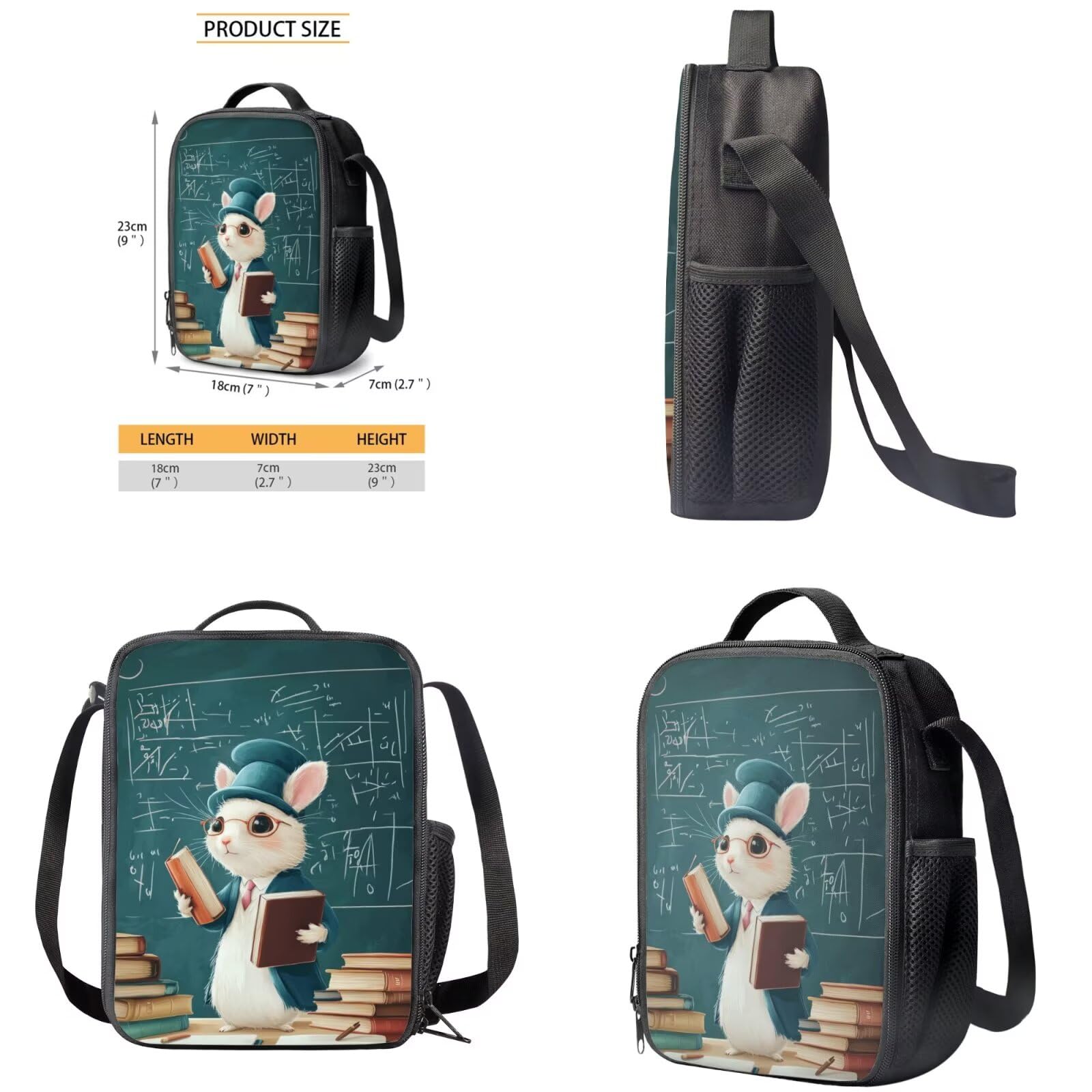 4 mochilas escolares ligeras para niñas de 8 a 10 años, mochila escolar para adolescentes con bolsa de almuerzo
