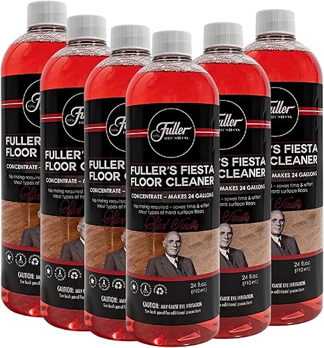 Fuller Brush Fiesta, limpiador líquido concentrado Eco multisuperficie y limpieza industrial para pisos de madera dura, laminado, linóleo, azulejos