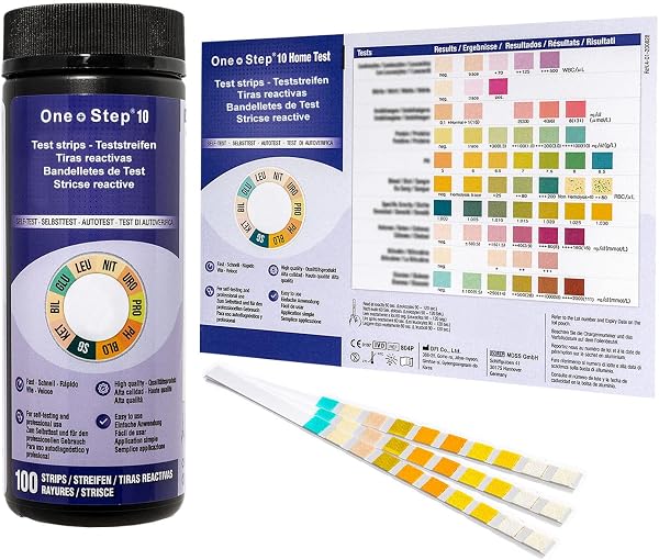 One Step Test de Bandelettes de santé 10 paramètres