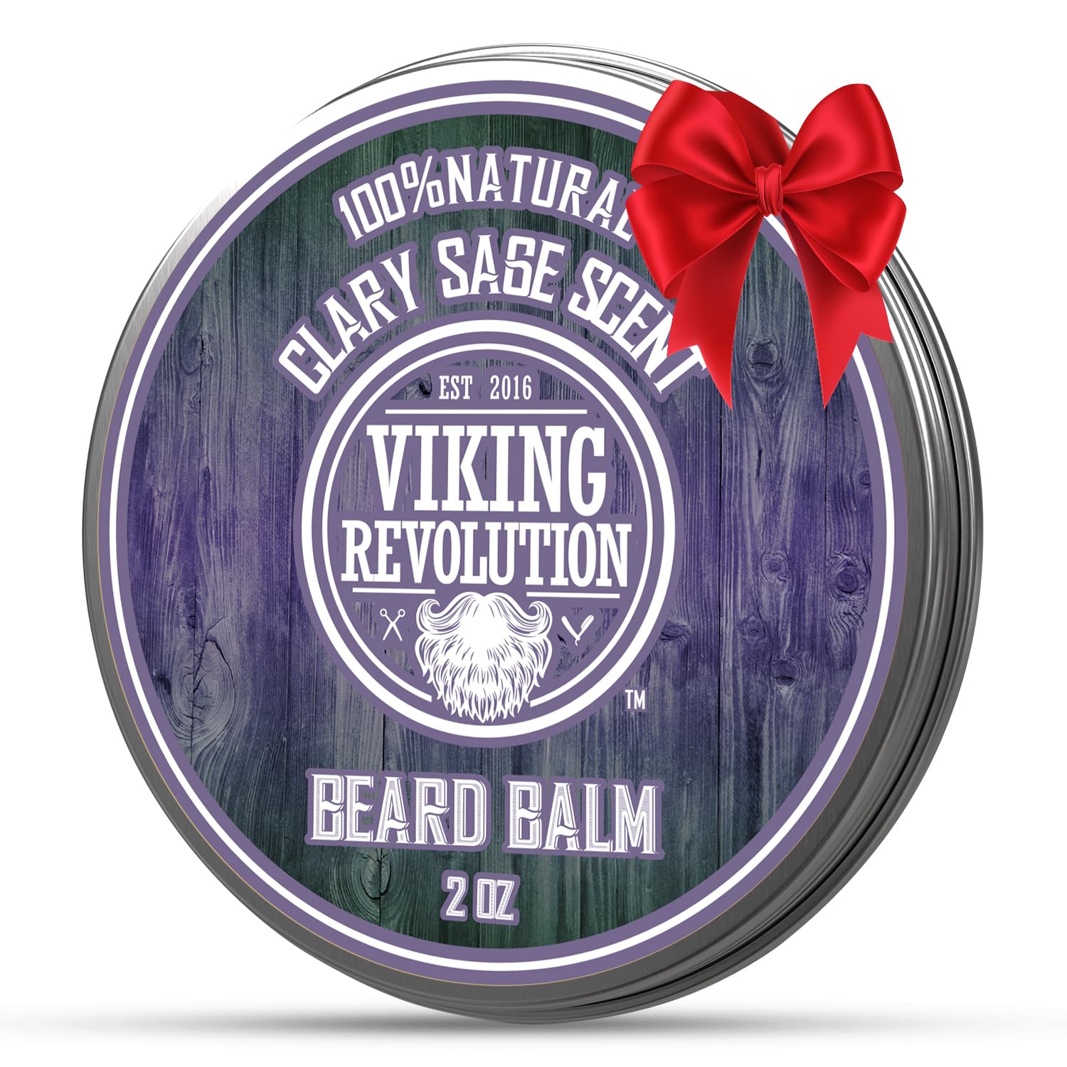 Viking Revolution BEST DEAL Beard Balm with Clary Sage Scent and Argan & Jojoba Oils - Styles, Strengthens & Softens Beards & Moustaches - Leave in Conditioner Wax for Men by ...