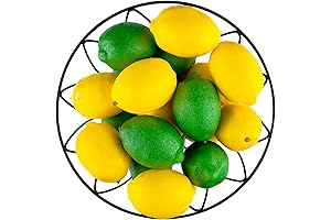 Toopify 20Pcs Yellow Artificial Lemons: Realistic Home Décor That Brings the Mediterranean...