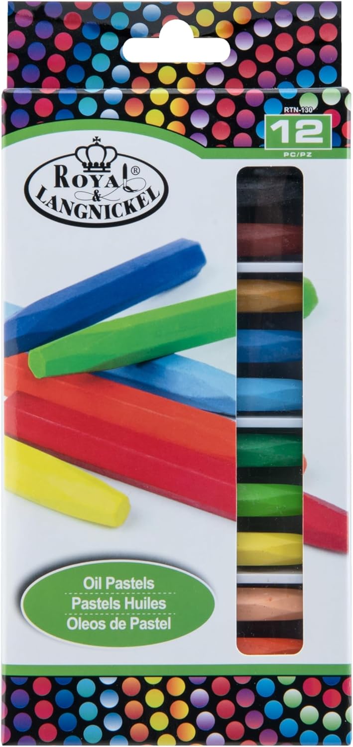 ROYAL BRUSH Oil Pastels-12/Pkg