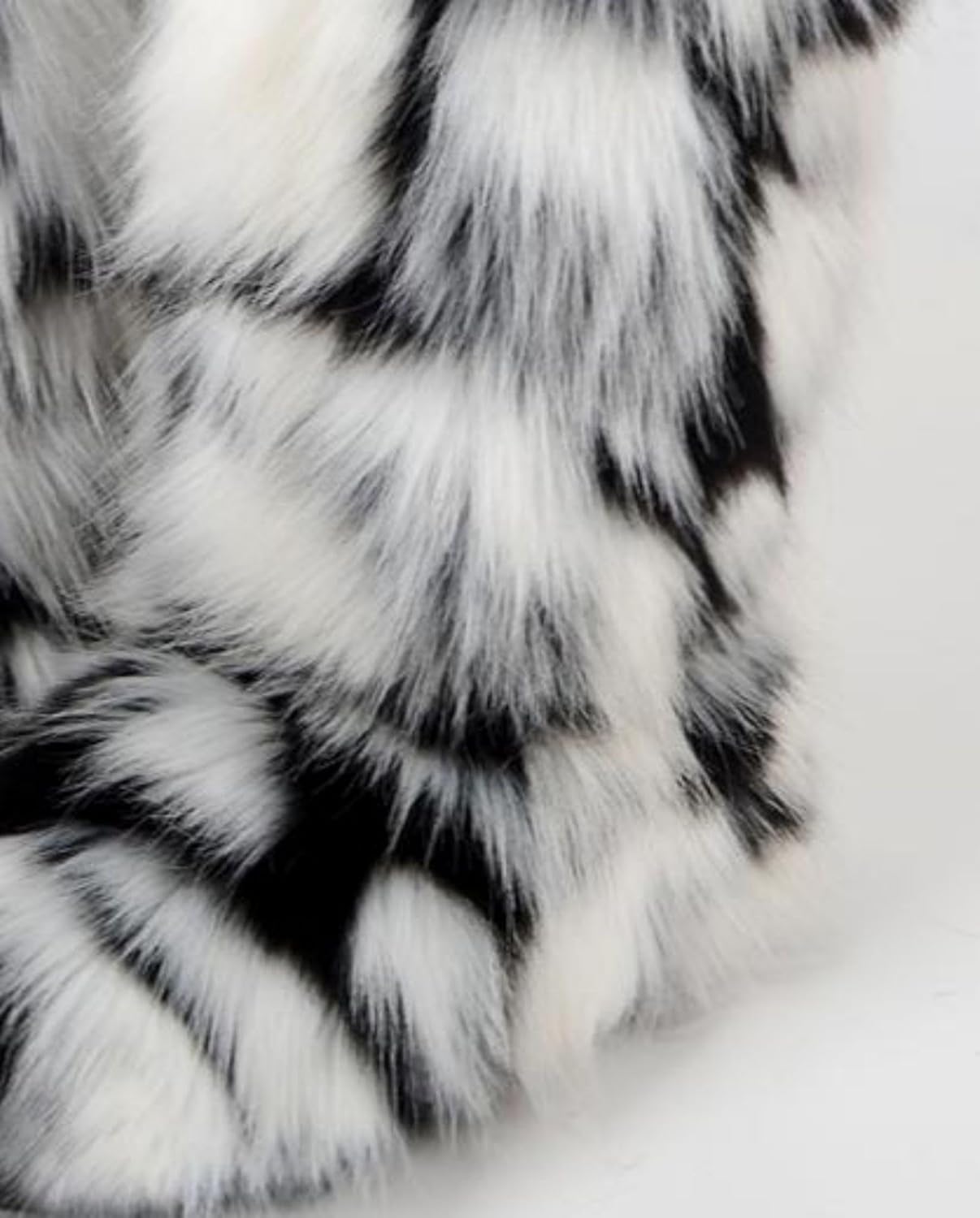 Girls Faux Fur Mid-Calf Snow Boot Winter Warm Furry Fluffy Shoes - Image 6