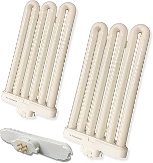 65Watt FML65/6500K Daylight Triple Tube Fluorescent Light Bulb, 4-Pin GX10Q-8 Base, Replacement Lamp for Feit BPFML65/65, 9.5'' MOL