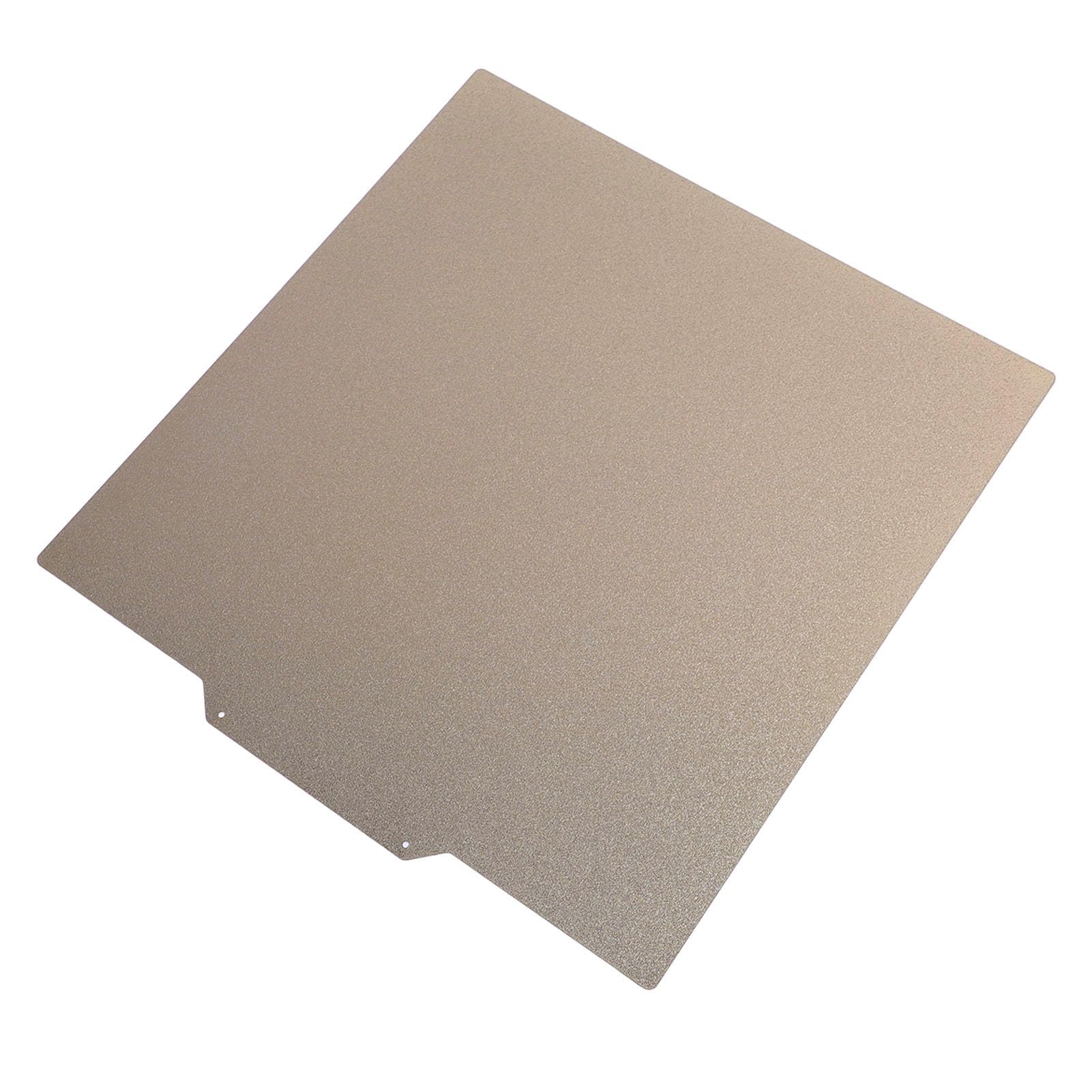 SEAFRONT Plaque de Construction PEI 430 X 430 Mm, Plate-forme Flexible en Acier à Ressort PEI et PEO texturé Double Face pour Imprimante 3D 2 Maximum 3 4 Haute et Basse Température Maximale