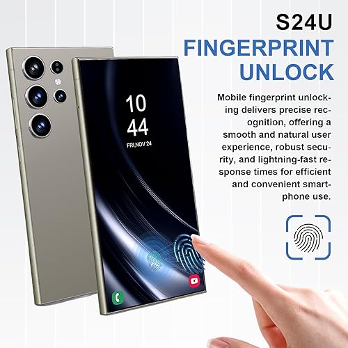 Miniatura 4 de Teléfono desbloqueado S24U, 8 GB+256 GB Android 14, pantalla HD de 6.82 pulgadas, batería inteligente de 6800 mAh, lápiz capacitivoprocesador