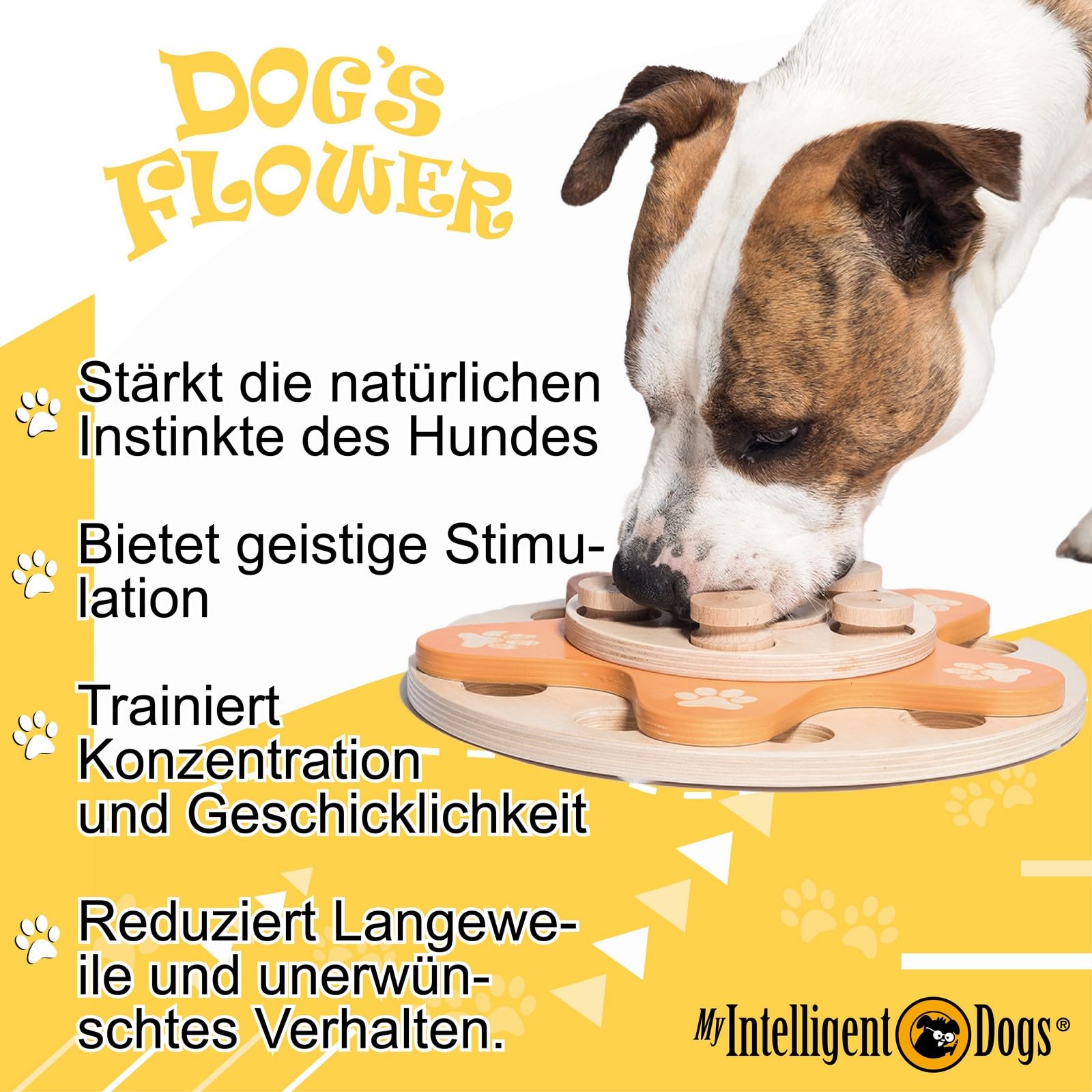 Interaktives Hundespielzeug Intelligenz, Hundepuzzle | Intelligenzspielzeug für Hunde Mentalen Auslastung - Interaktives Spielzeug Hund, Denkspiele für Hunde