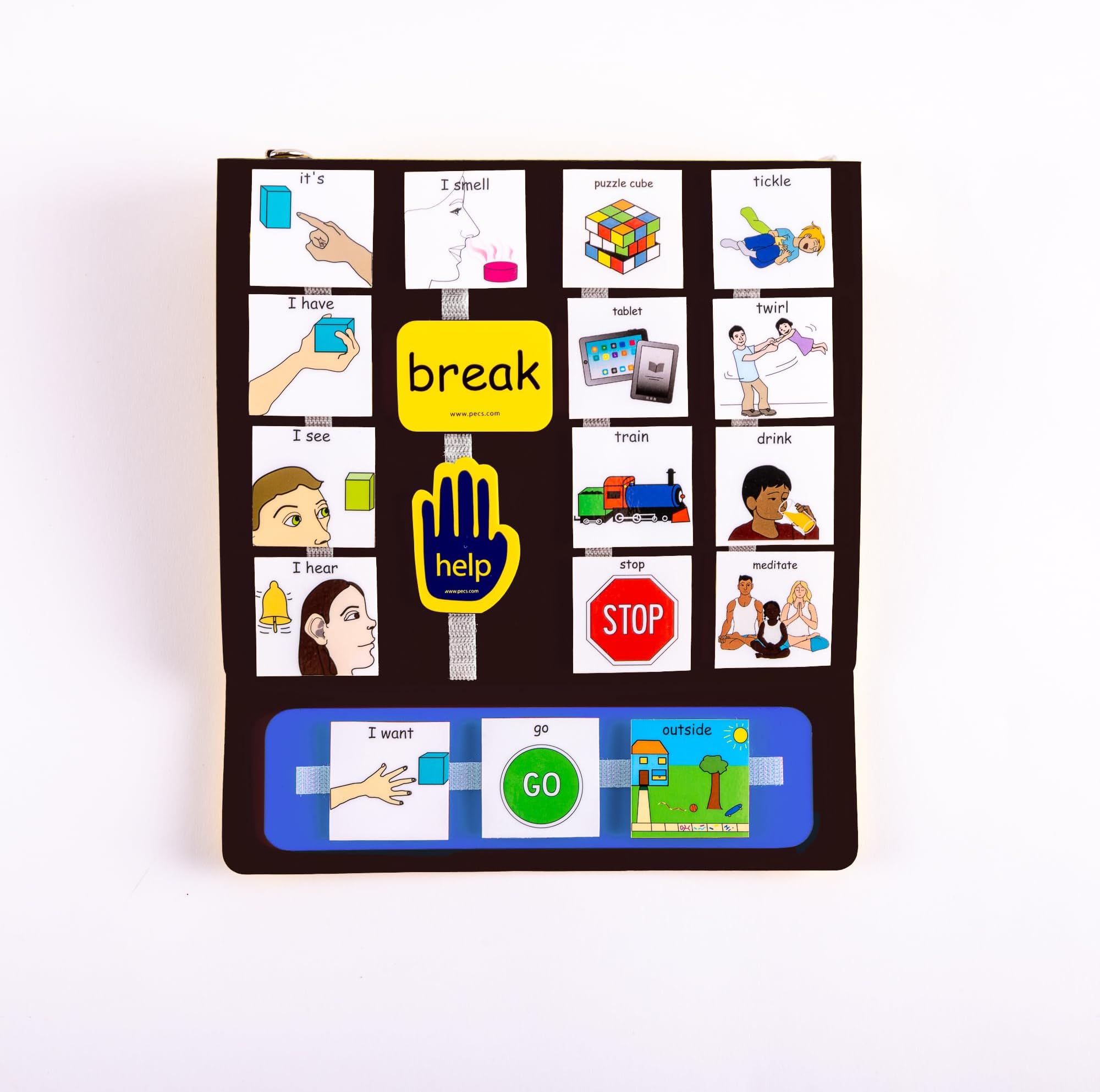 Large PECS Communication Book (Black)