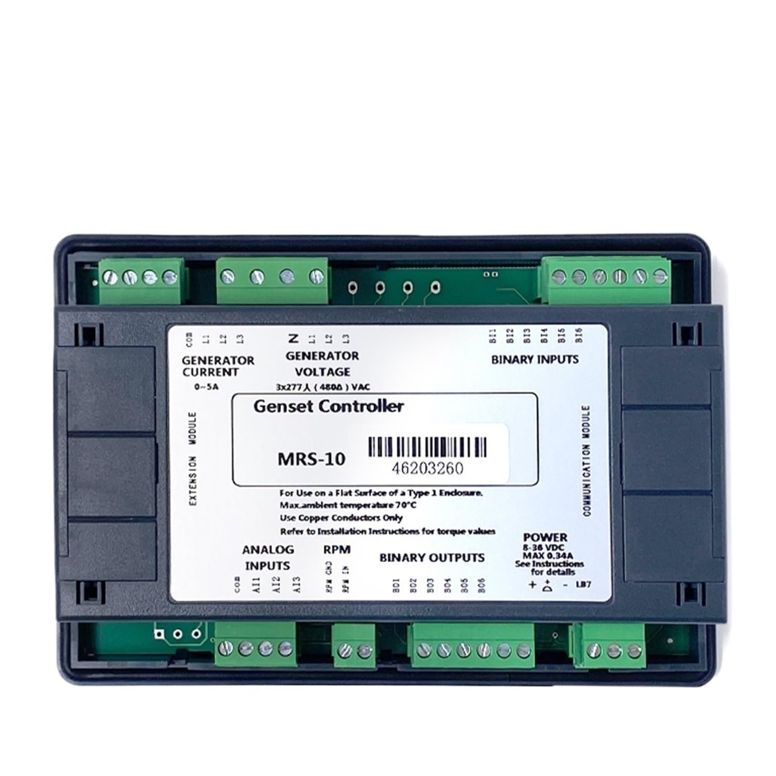 Contrôleur ComAp Mrs 10 NT IL-NT de Groupe électrogène à démarrage Distance Manuel MRS10