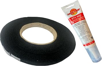 Gasket Kit for Weber Smokey Mountain WSM 18.5 22.5 RTV Black Grill Gasket Seal with rtv
